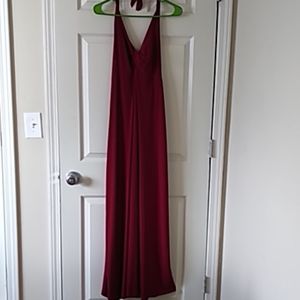 Halter Deep Red‎ Dress
